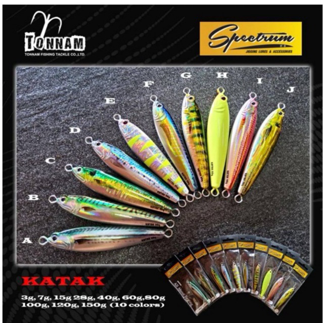Microjig ขนาด 3 กรัม , 7กรัม 15 กรัม และ 28 กรัม รุ่น Katak by Spectrum
