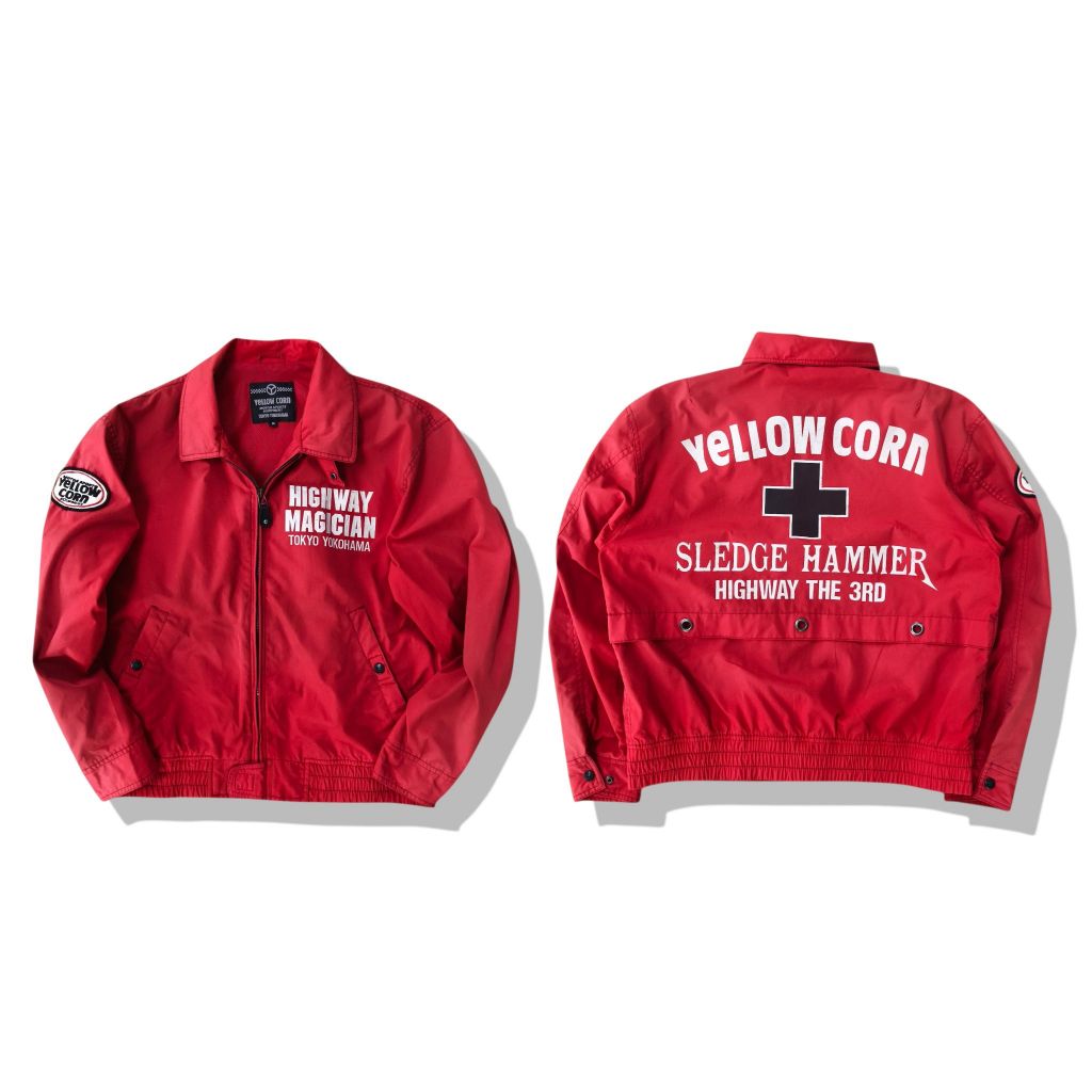 Vintage Yellow corn Highway Magician The 3rd Jacket(M) มือสอง รอบอก 47”