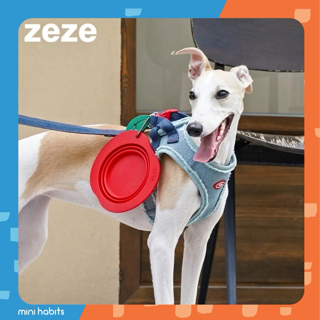[🚚 พร้อมส่ง] ชามอาหารสัตว์พกพา zeze Fruit Travel Pet Bowl ชามอาหารแมว ชามข้าวหมา