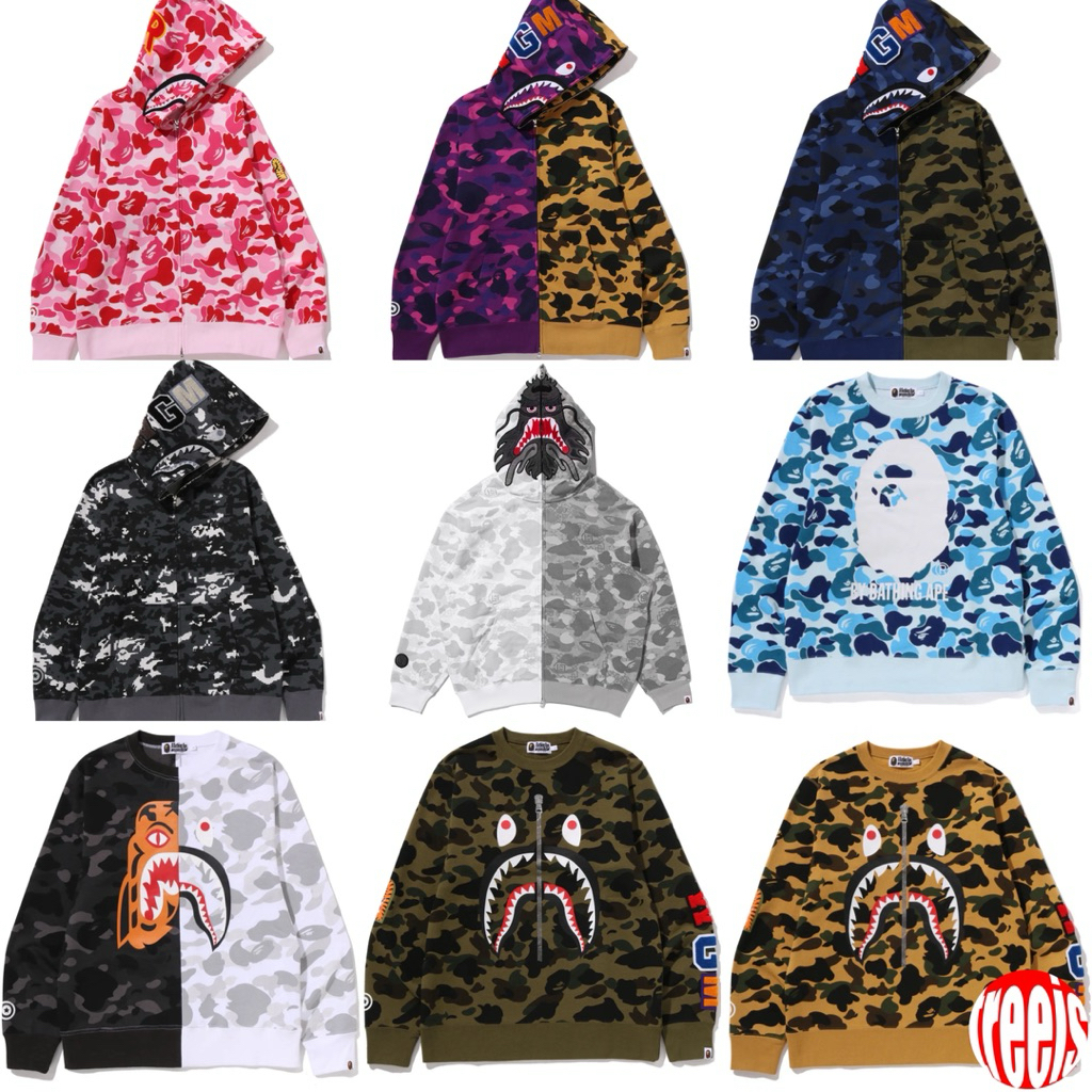 [ลด 20% ทักแชท] เสื้อฮู้ด Bape A Bathing Ape Hoodie / Sweater (พร้อมส่ง)