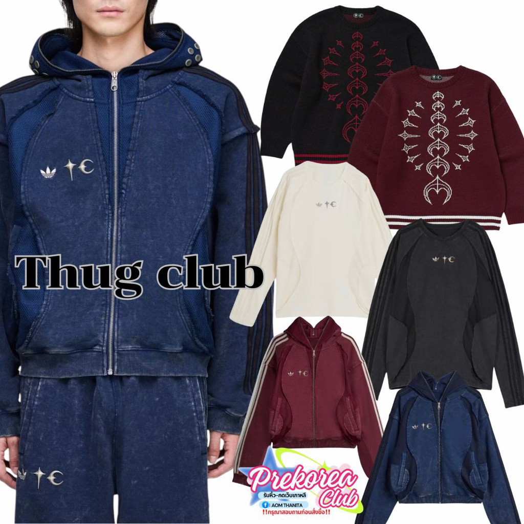 [preorder🇰🇷สอบถามก่อนสั่งซื้อ]Adidas x Thug Club Long Sleeve T-Shirt