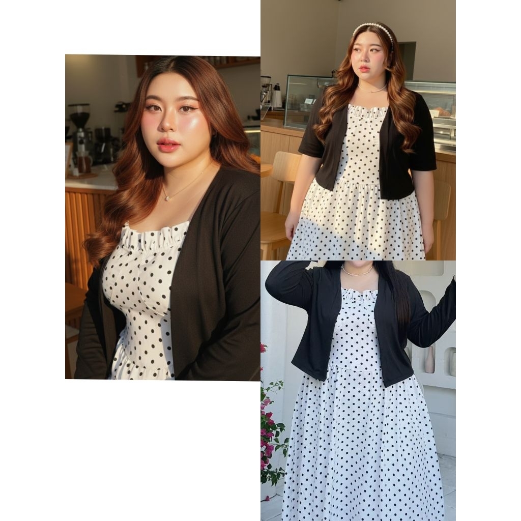 พร้อมส่งค่ะ ชุดเดรส 2ชิ้นชุดเดรสยาว +เสื้อแขนยาว งานเกาหลีเนื้อผ้าสวย