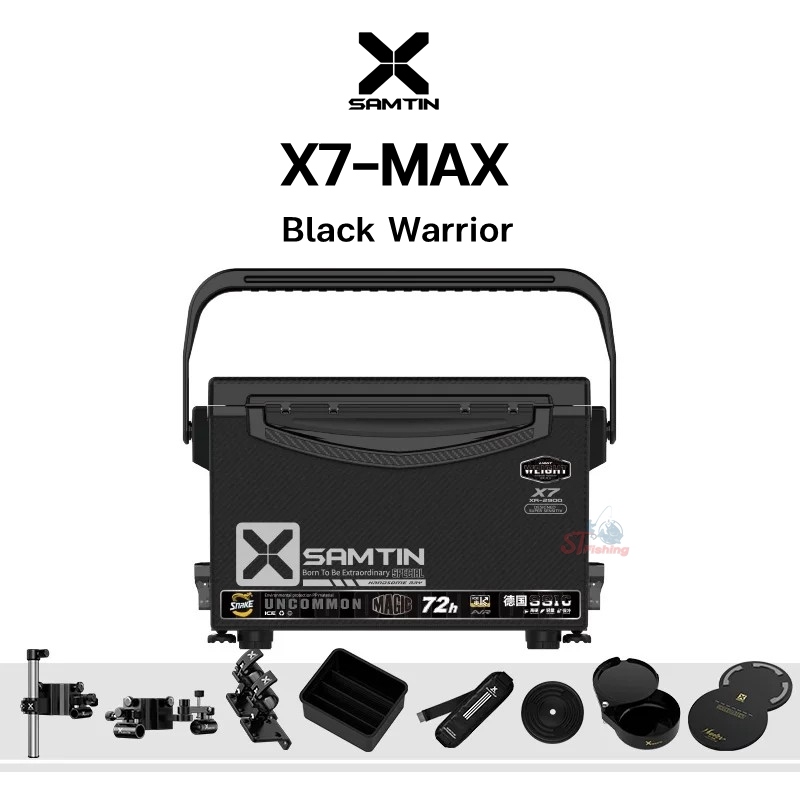 กระติกคาร์บอน X SAMTIN X7-MAX (ไม่มีพนักพิง) ขนาด 29L มีเบาะรองนั่งและอุปกรณ์ให้ครบ 8 ชิ้น