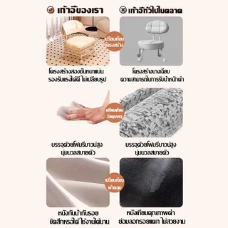 เก้าอี้ขนาดเล็กใช้ในบ้าน มีล้อเลื่อน ตัวเตี้ย มีหลังสำหรับเด็ก ห้องรับแขก เก้าอี้รองรองเท้า