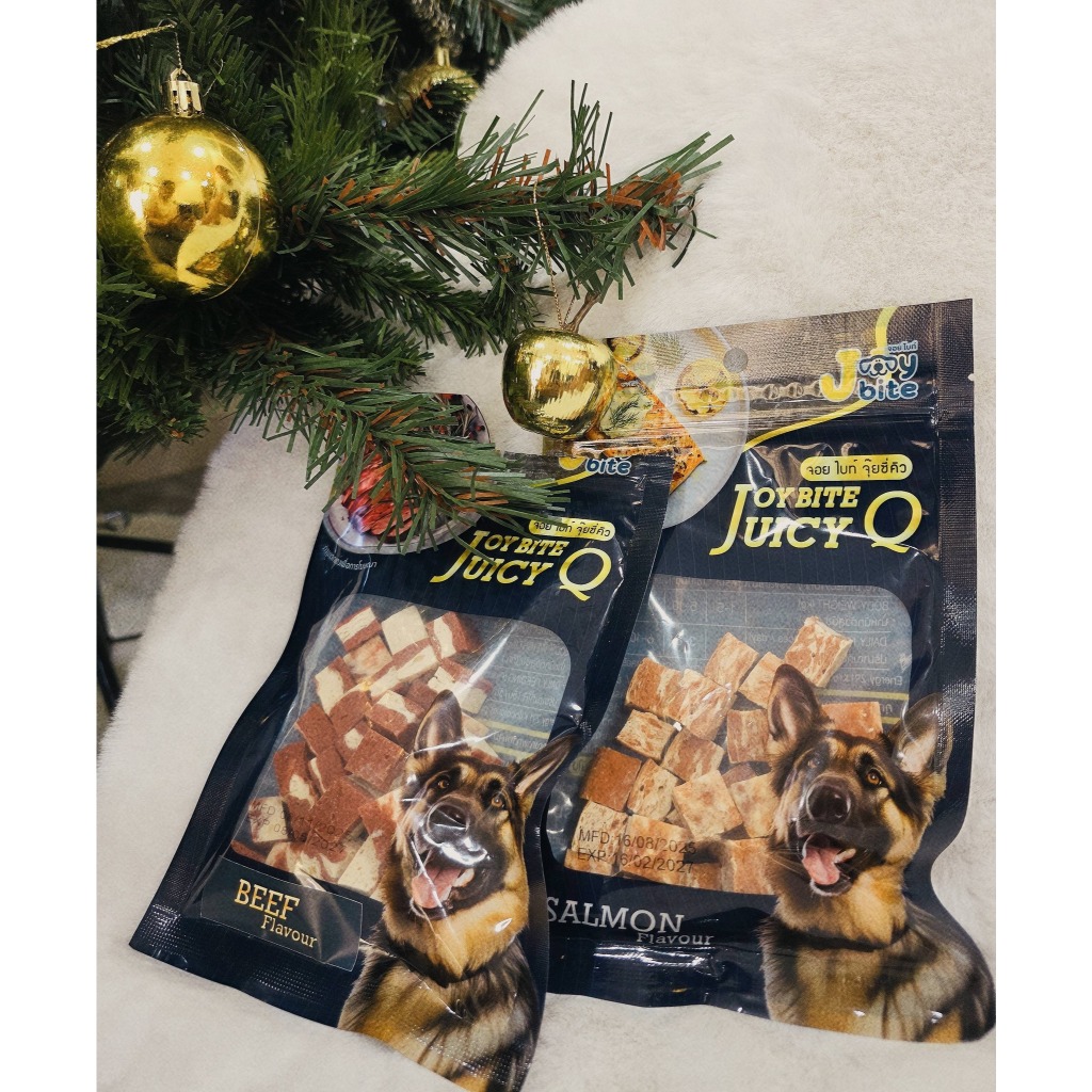 Joy bite juicy Q จอย ไบท์ ขนมสุนัข 85g. 4 รสชาติยอดนิยม