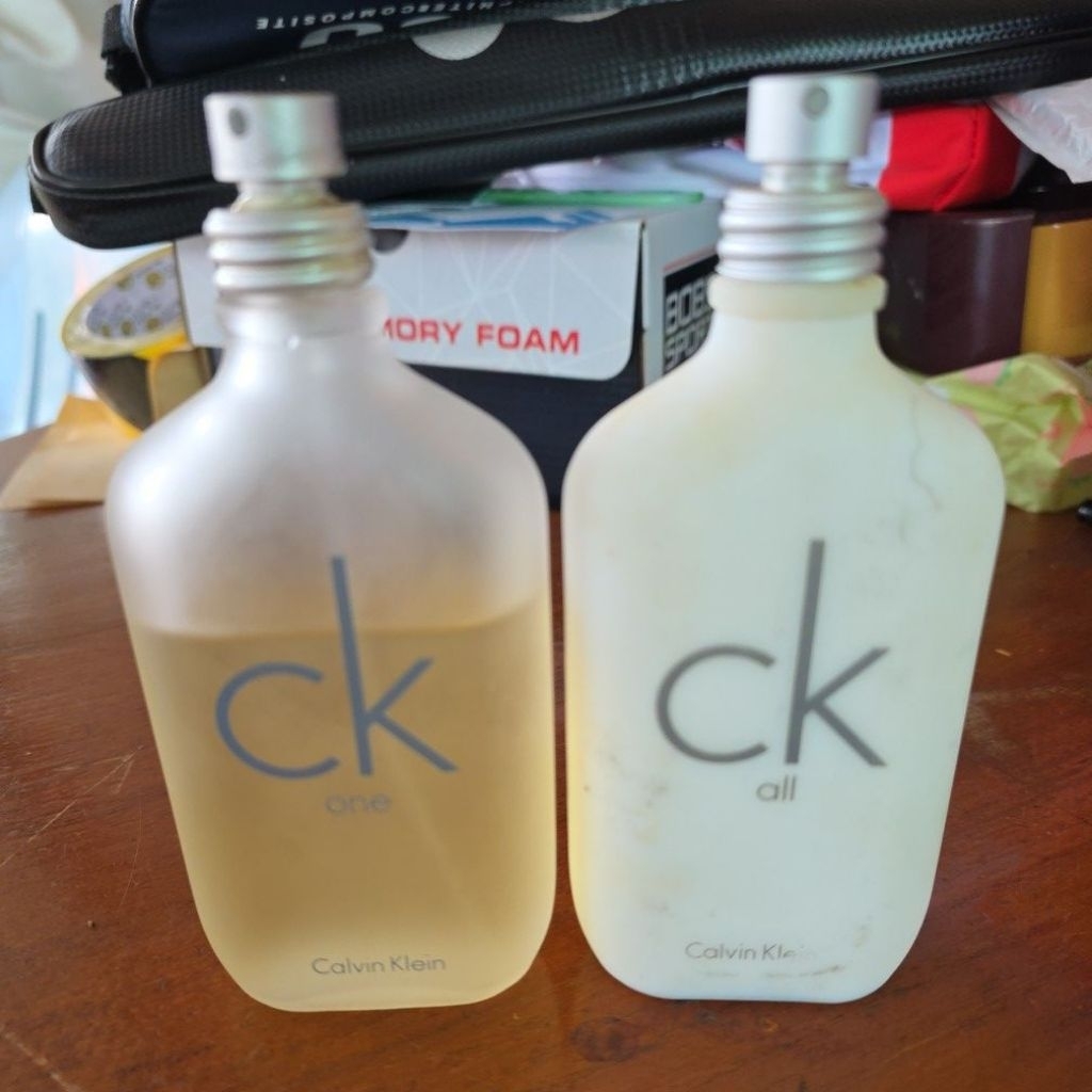 น้ำหอมแท้ มือ 2 ขายคู่ Ck one70% ck be 40%