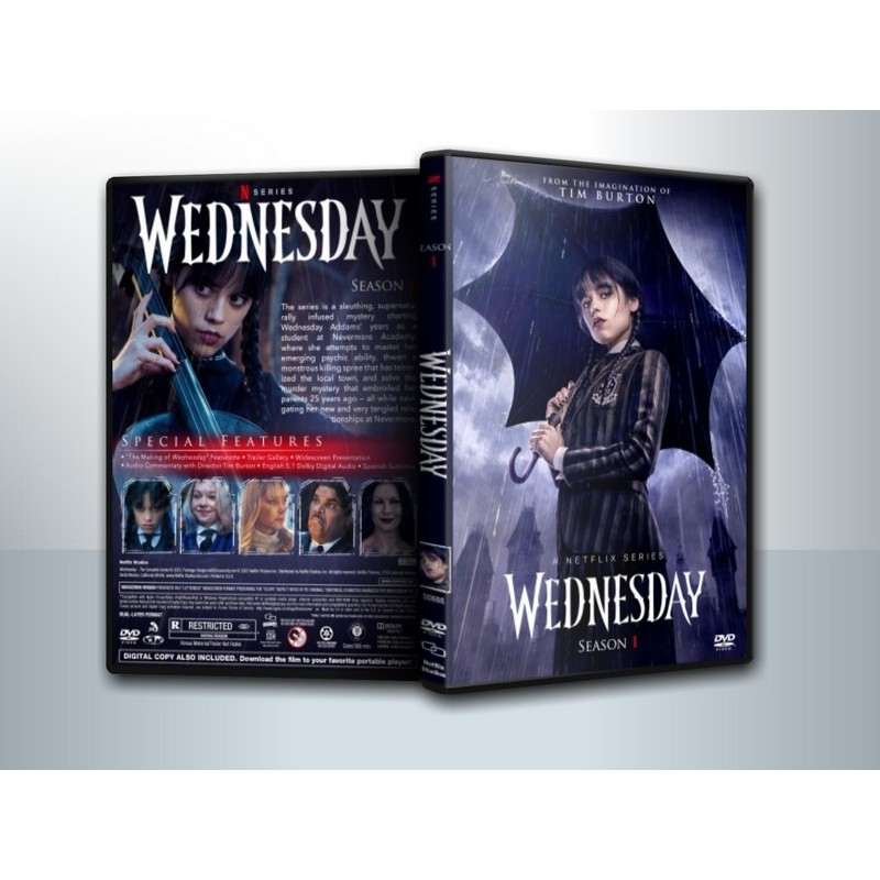[ DVD Series มีปก+สกรีนแผ่น ] Wednesday Season 1-2 เว้นส์เดย์ ปี 1-2