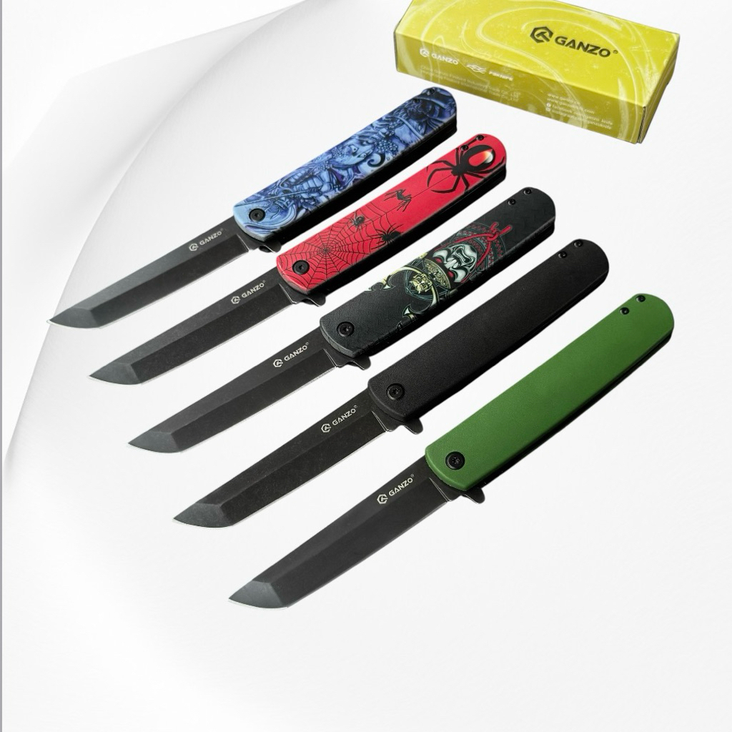 มีดพับGanzo G626 ของแท้100%. ใบมีดยาว 3.7 นิ้ว ใบมีดเหล็ก 440