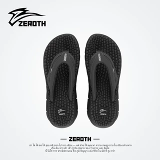 ZEROTH VERSATILE VOYAGER ZT1 รองเท้าแตะคีบผู้ชาย ใส่ทำงาน นวดฝ่าเท้า รองรับอุ้งเท้า กันลื่น เบา ทน ดีไซน์โมเดิร์น สีดำ