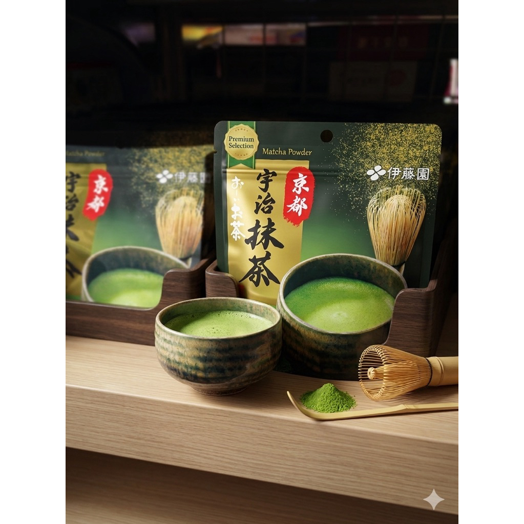 พร้อมส่ง ✅ ผงมัทฉะแท้ 100% 🇯🇵 Kyoto Uji Matcha (130g)