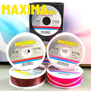 ของแท้ ราคาถูก ❗❗ เอ็นตกปลา Maxima ยาว 100 เมตร สีน้ำตาลแดง เหมาะกับงานหลิว สปิ๋ว และตกปลาธรรมชาติ Fishing Line