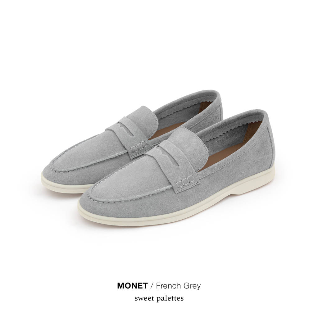 Sweet Palettes รองเท้าโลฟเฟอร์ รุ่น Monet สี French Grey