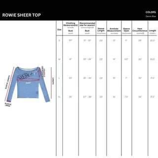 Merge Official - Rowie Sheer Top (พร้อมส่ง)
