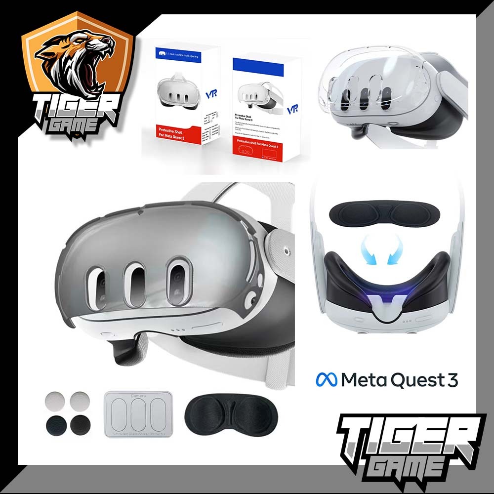 Protective Shell for Meta Quest 3 (เคสใส Meta Quest 3)(เคส Meta Quest 3)(Protective Cover Meta 3)