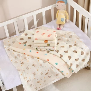 (พร้อมส่ง) ผ้าเช็ดตัวเด็กใยไผ่ 100x100cm ห่อตัวเด็ก คลุมให้นม ผ้าห่ม สําหรับเด็กทารก