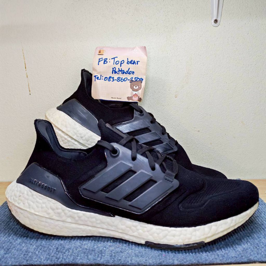 Adidas Ultra Boost 22 🖤🤍📢 รองเท้ามือสองของแท้💯ไซส์ Us11.5 Eu46 29.5cm