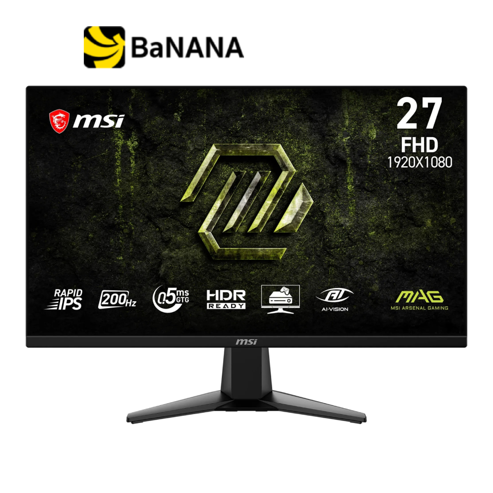 จอมอนิเตอร์ MSI MAG 275F E20 Gaming Monitor (Rapid IPS 200Hz) by Banana IT