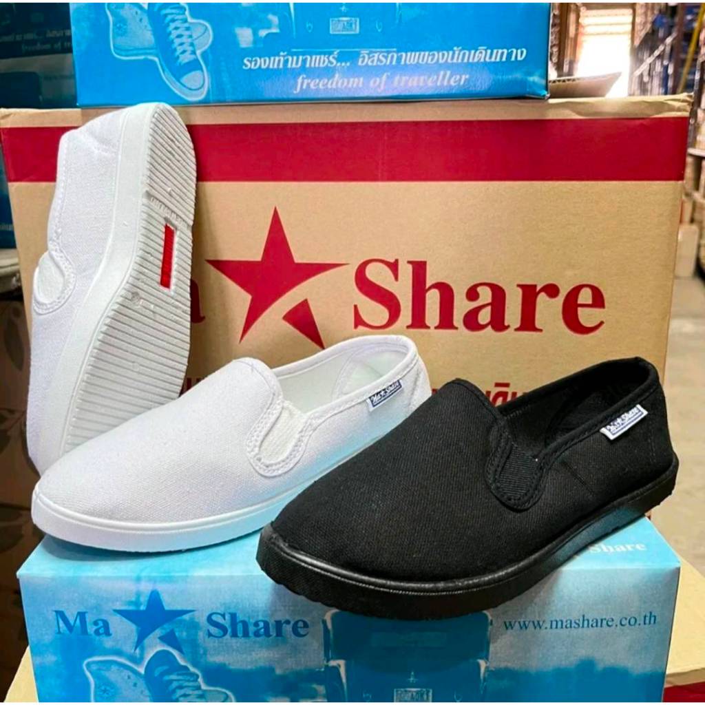 NFshoes รองเท้าทรง buddy ยี่ห้อ Mashare ไซส์ 36-43 รองเท้าใส่โรงงาน แบบสวม พนักงานพยาบาล เซเว่น แม่บ้าน