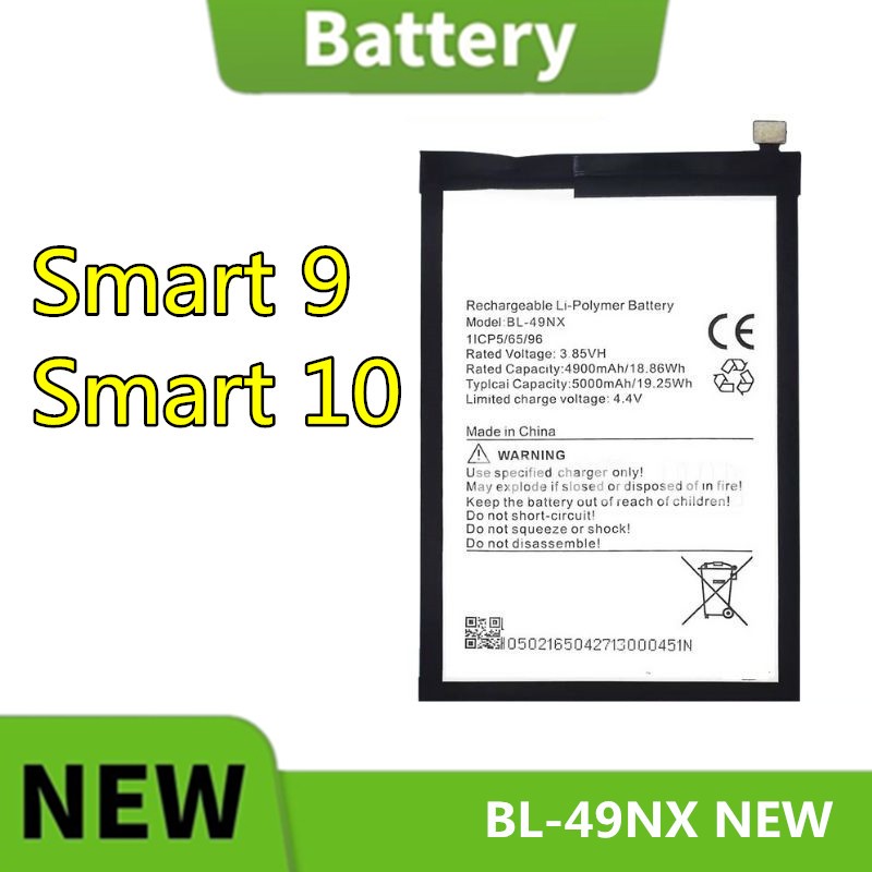 แบตเตอรี่สำหรับ แบต infinix Smart 9 / Smart 10 คุณภาพสูง ทนทาน ใช้งานได้ยาวนาน