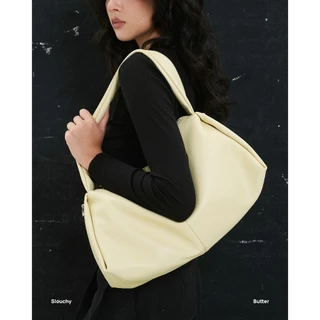 WHISPERWHITE - SLOUCHY กระเป๋าหนัง vegan สะพายข้าง