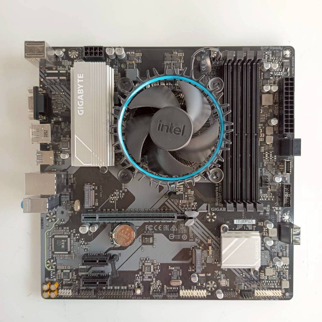 CPU + M/B  CPU   Core i5  12400F  ประกัน  Synnex  21/09/2026 + Gigabyte B760M  D3HP  (1700) ประกัน  