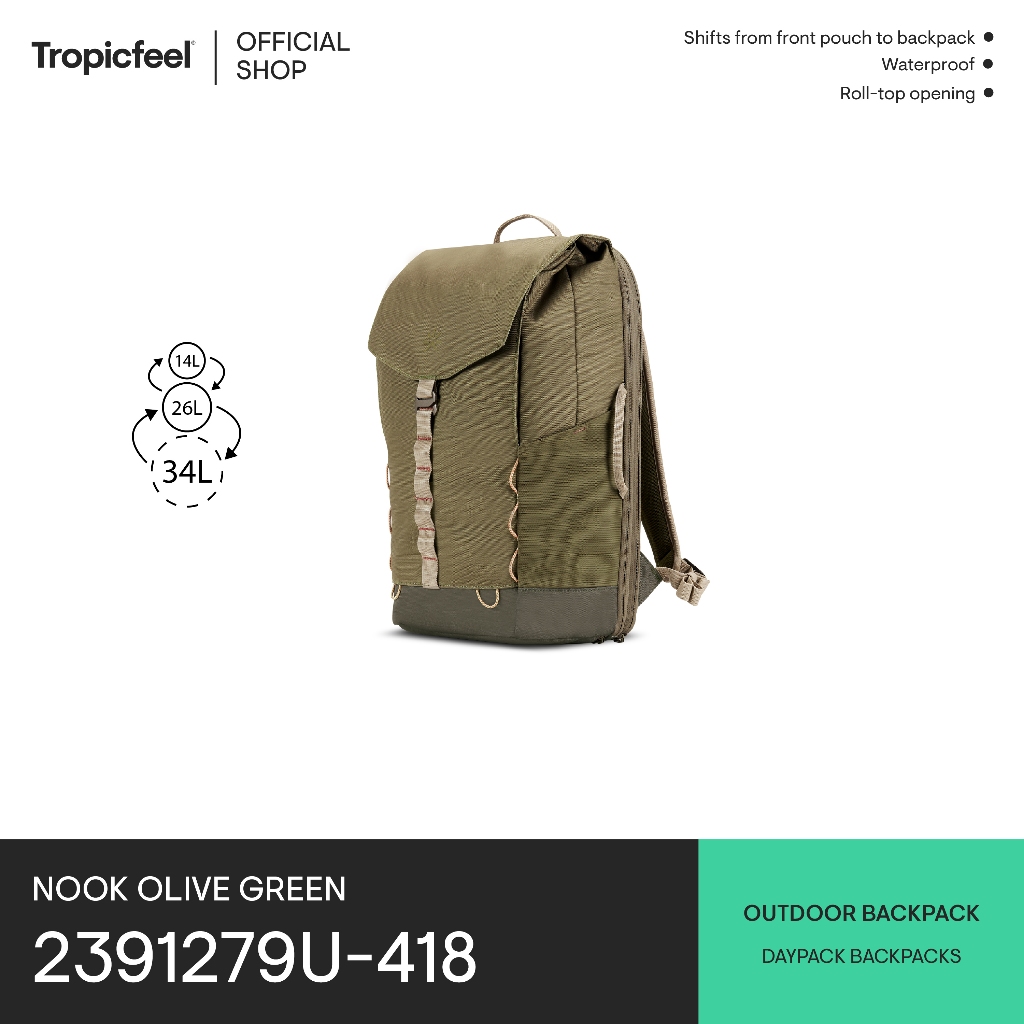 Tropicfeel Nook Backpack กระเป๋าเป้เดินทาง (2391279U418)
