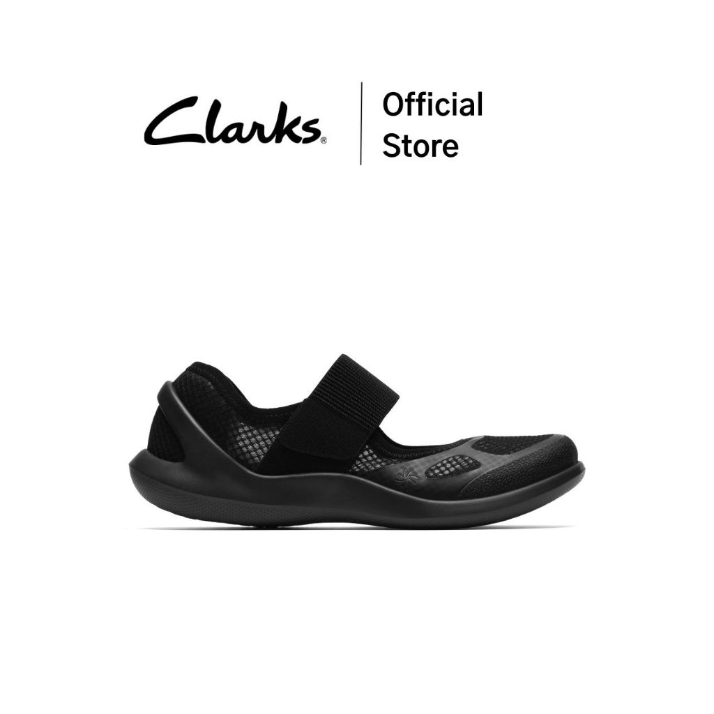 Clarks รุ่น SOLEVANA STRAP สี BLACK MARY JANE(รองเท้าแมรี่เจน) รองเท้า SNEAKER รองเท้าไซส์เล็ก 35.5 คุณภาพดี ใส่สบาย