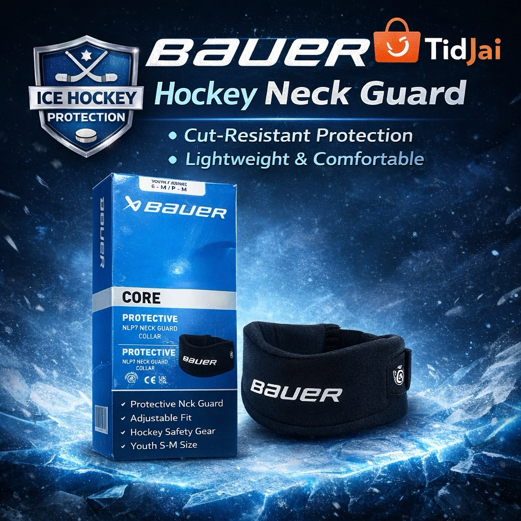 BAUER Core NLP7 Hockey Neck Guard ปลอกคอกันบาด ฮอกกี้ ป้องกันลำคอ Lightweight