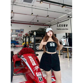 /LC/ กางเกงยีนส์ขาสั้น มีไซส์เอว34-48 ป้าย I.Curv เอวสูง ทรงหลวม สีสวยมาก แนะนำเก็บเลยทุกสี #พลัสไซส์