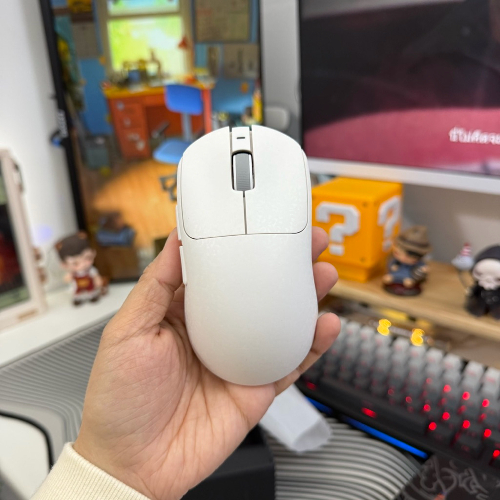 [ปล่อยต่อ]เมาส์เกมมิ่ง Ajazz AJ199 Carbon Tri-Mod(Wired+2.4G+BT) PAW3311 Chipset Wireless Mouse