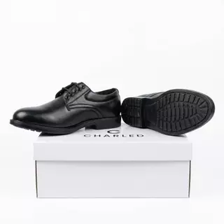 Charled รองเท้าหนังผู้ชายผูกเชือกรุ่น RB8272 สีดำ