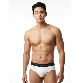 DAPPER แพ็ค 3 ชิ้น กางเกงชั้นในชาย DAPPER Monogram ทรง Briefs (UB1/017E)