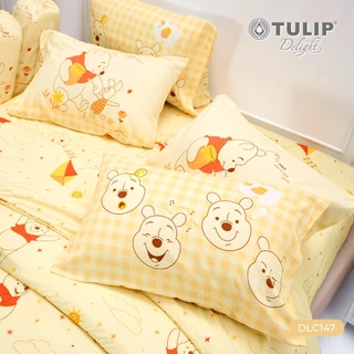 TULIP Delight ชุดผ้าปูที่นอน หมีพู ลิขสิทธิ์แท้ดิสนีย์ Disney Winnie The Pooh DLC147 ผ้าห่ม ผ้านวม ผ้าปูที่นอน