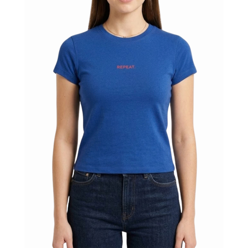 EVA Perfect Baby Tee ( Energy Blue )