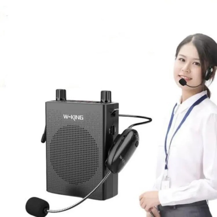 ลำโพงช่วยสอน  W-King รุ่น KS16 ไมค์สอนหนังสือ พกพาง่าย ไมค์ไร้สายที่คาดหัว