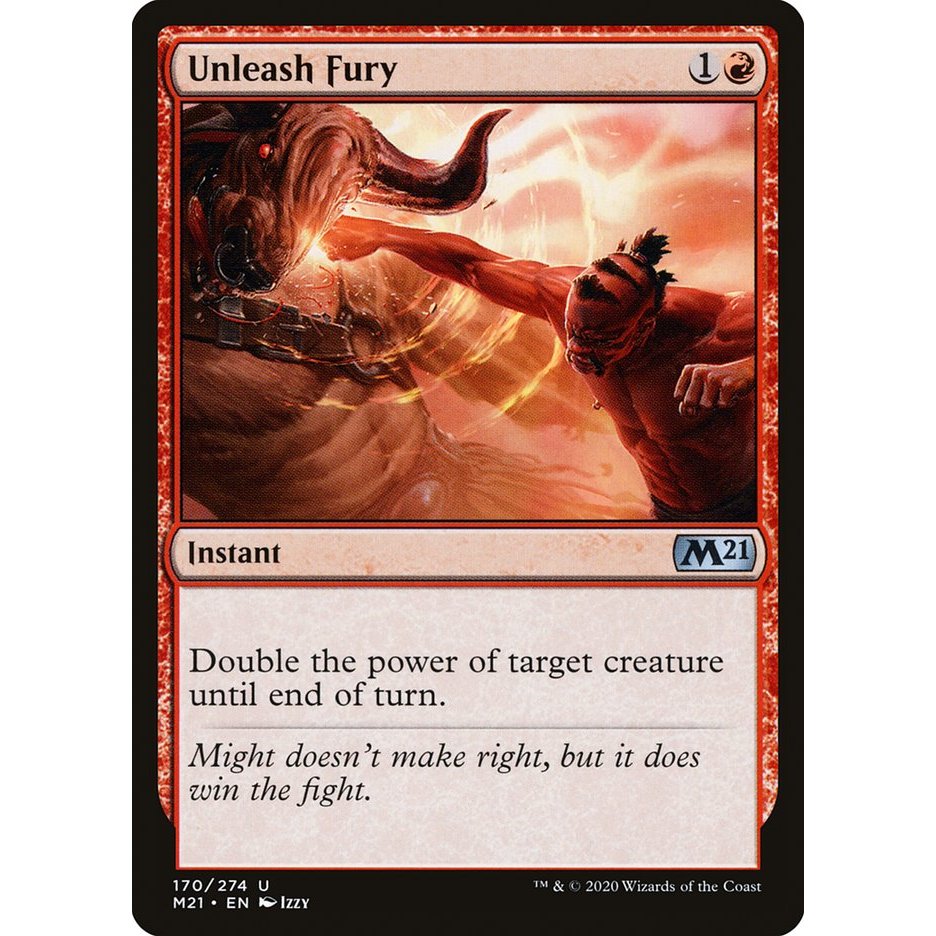 [Core Set 2021] - [M21] - (U) - [Unleash Fury] -  [2020]