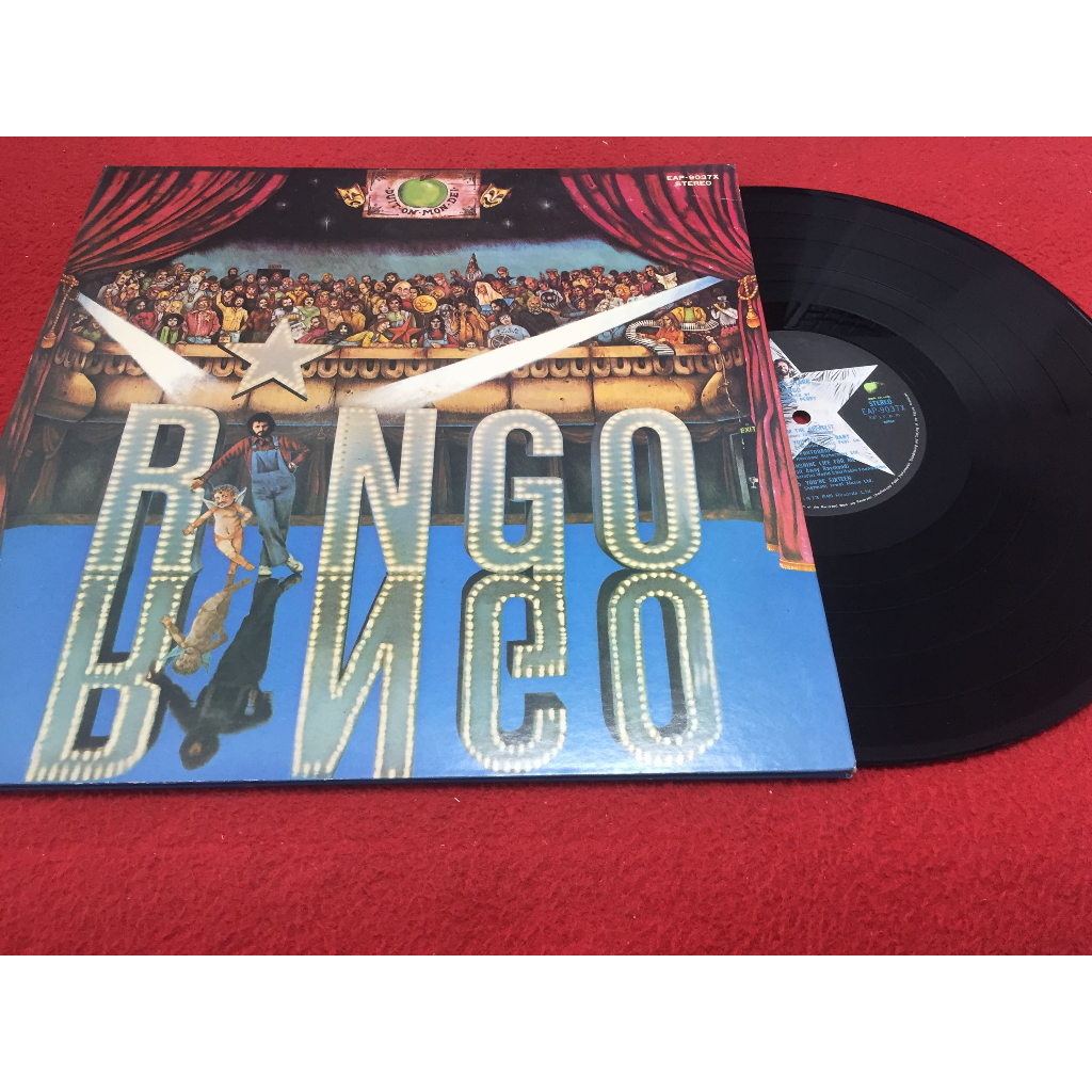 Ringo -  Ringo Starr  The Beatles ขนาด 12 นิ้ว LP ร้าน PinHaiMusic B117