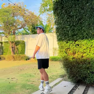 กางเกงขาสั้น มีเชือกเอว เนื้อผ้าเกรดดีใส่สบาย