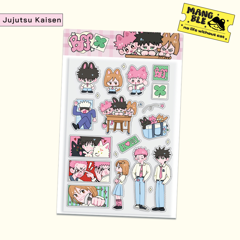 NEW! (Fanmade) JJK School life BFF : Sticker A6
