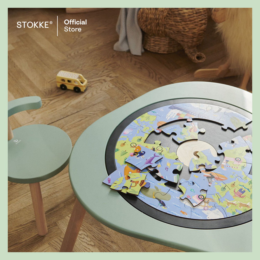 Stokke® MuTable™ Puzzle V2 จิ๊กซอว์ ของเล่น อุปกรณ์เสริมสำหรับโต๊ะเด็ก โต๊ะกิจกรรม Mutable™ รูปที่ 3