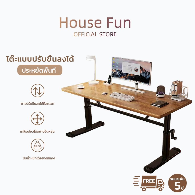 โต๊ะทำงาน โต๊ะคอมพิวเตอร์ 80/100/120CMสไตล์เรียบง่ายง่ายต่อการประกอบ โต๊ะเรียนของเด็กทำด้วยไม้