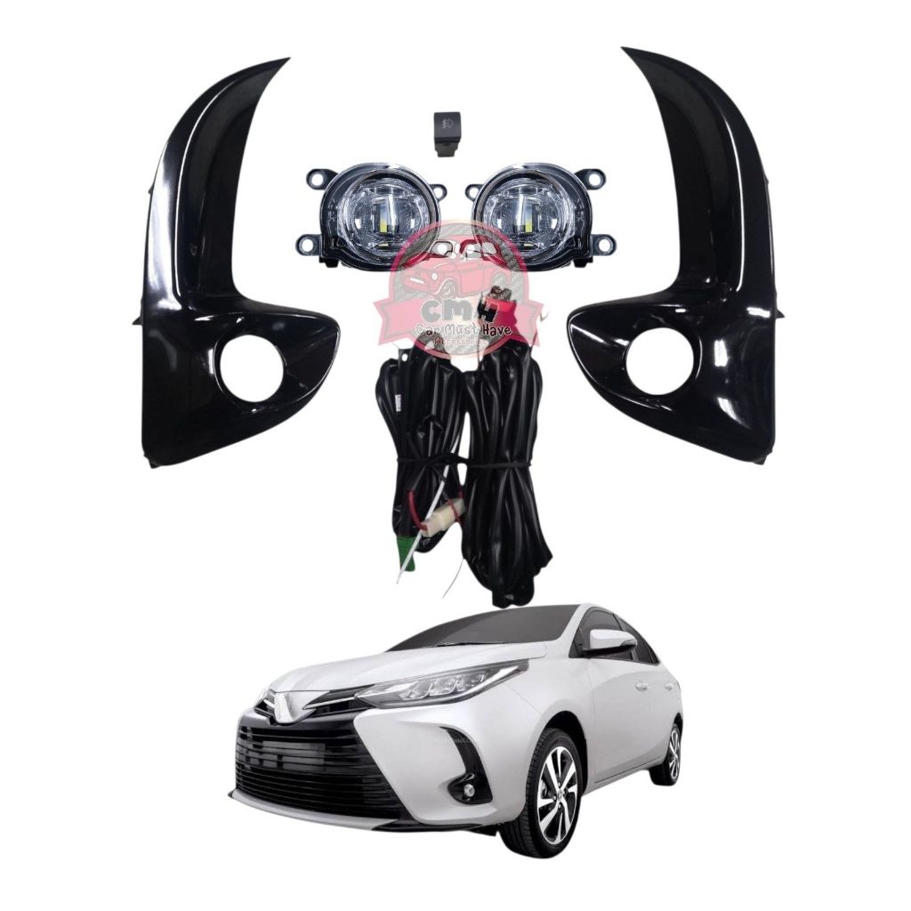 ไฟตัดหมอก สปอร์ตไลท์ LED TOYOTA YARIS & YARIS ATIV 2020 2021 โตโยต้า ยาริส ยาริส เอทีฟ
