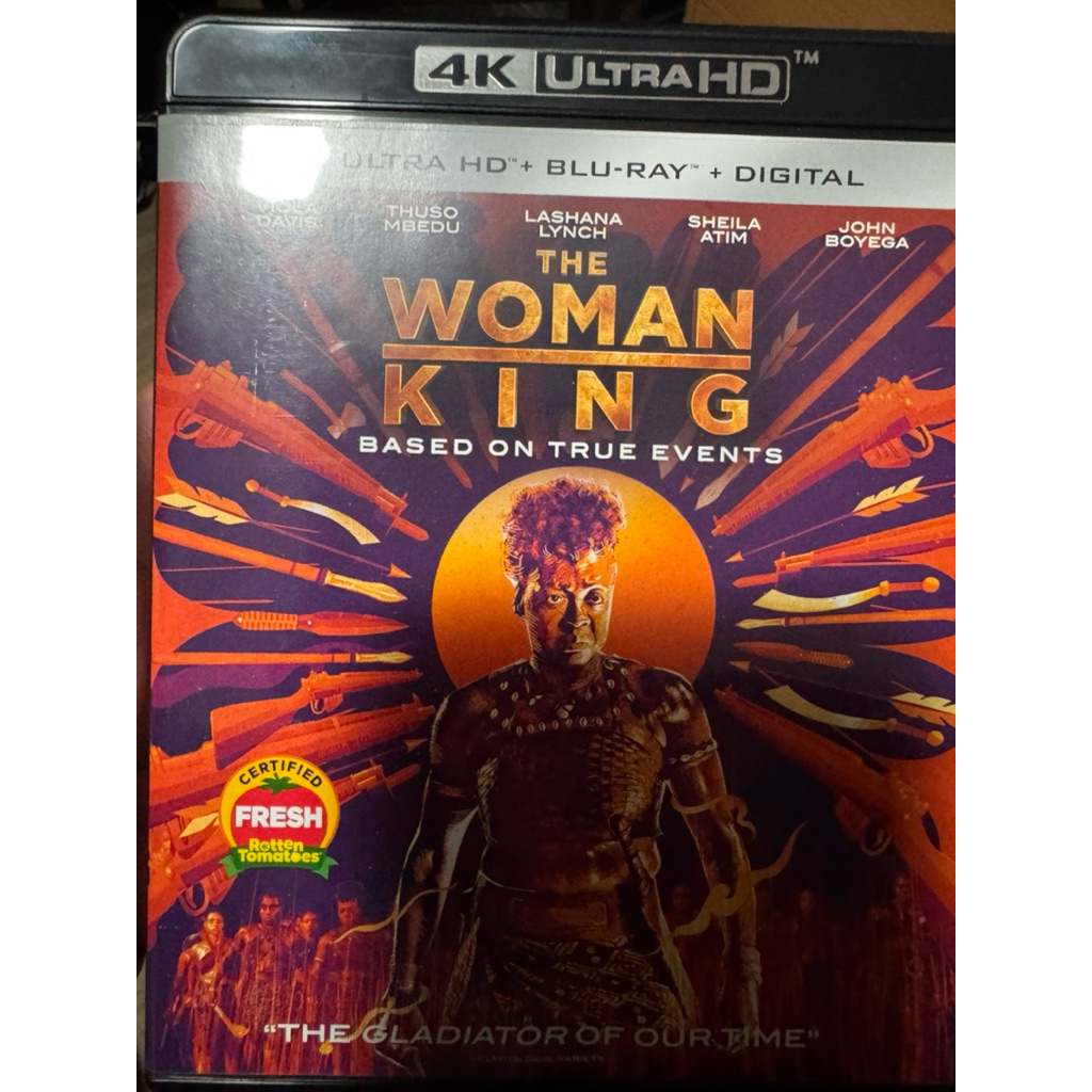 woman king 4k bluray ไม่มีไทยทั้ง 2 แผ่น มือ2 แผ่น usa