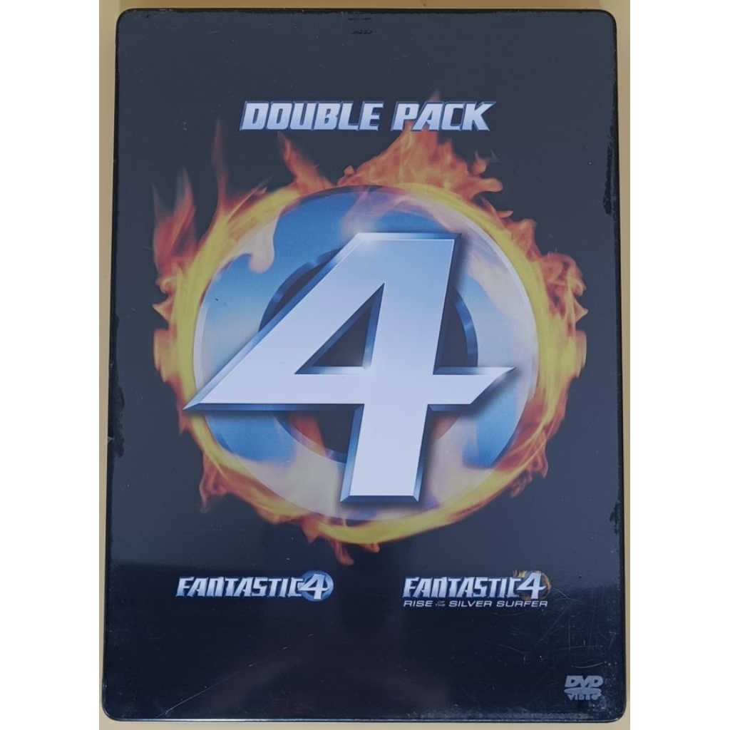 DVD 2 ภาษา - Fantastic Four 1+2 สี่พลังคนกายสิทธิ์ ภาค 1 และ 2