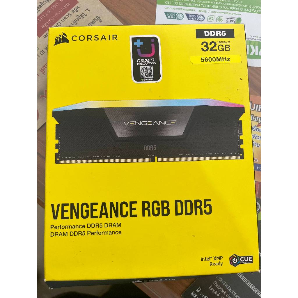 Corsair Vengeance DDR5 RAM 32GB(16x2) Bus 5600 มือสอง