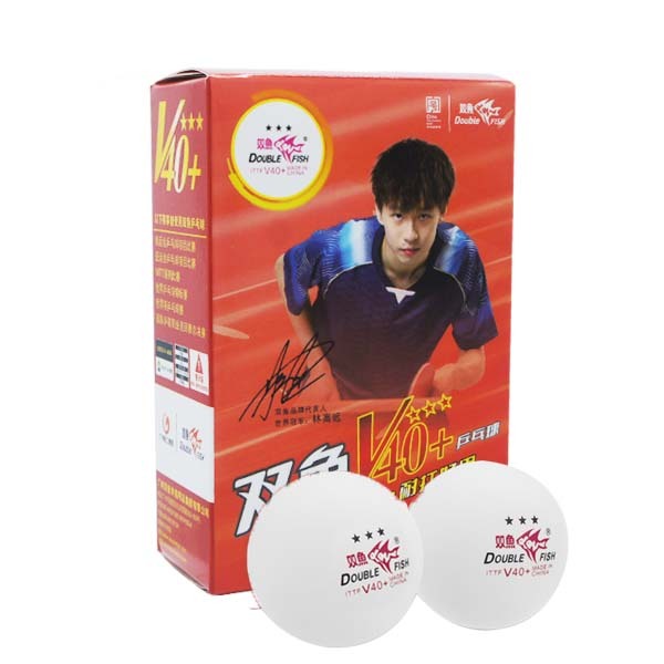 ลูกปิงปอง Double Fish V40+ 3 Star (ราคา/6 ลูก)
