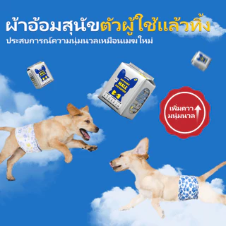 Dono ซื้อ 1 เอา 1 ค่ะ ✈️✈️✈️ 20 ชิ้นผ้าอ้อมสุนัขชายสัตว์เลี้ยงแมวผ้าอ้อมลูกสุนัข XS S M L แมวผ้าอ้อม โอบิ ผ้าอ้อม