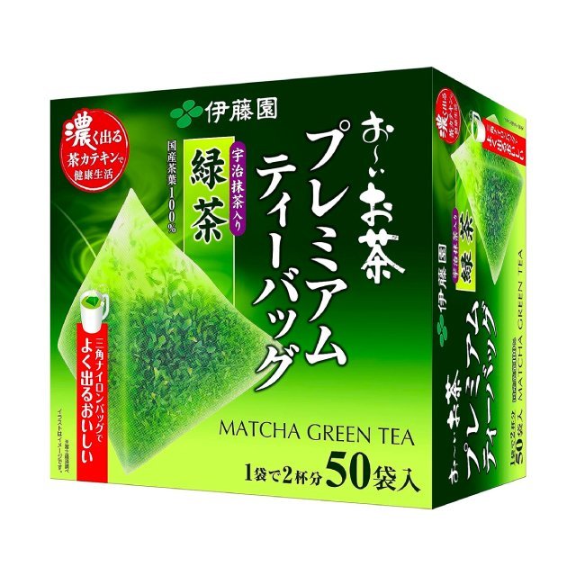 Itoen Oi Ocha Premium Matcha Green Tea 50bags ชาเขียวญี่ปุ่นพรีเมียมแบรนด์ดัง Ito En ชาเขียวคุณภาพ + มัทฉะแท้จากญี่ปุ่น