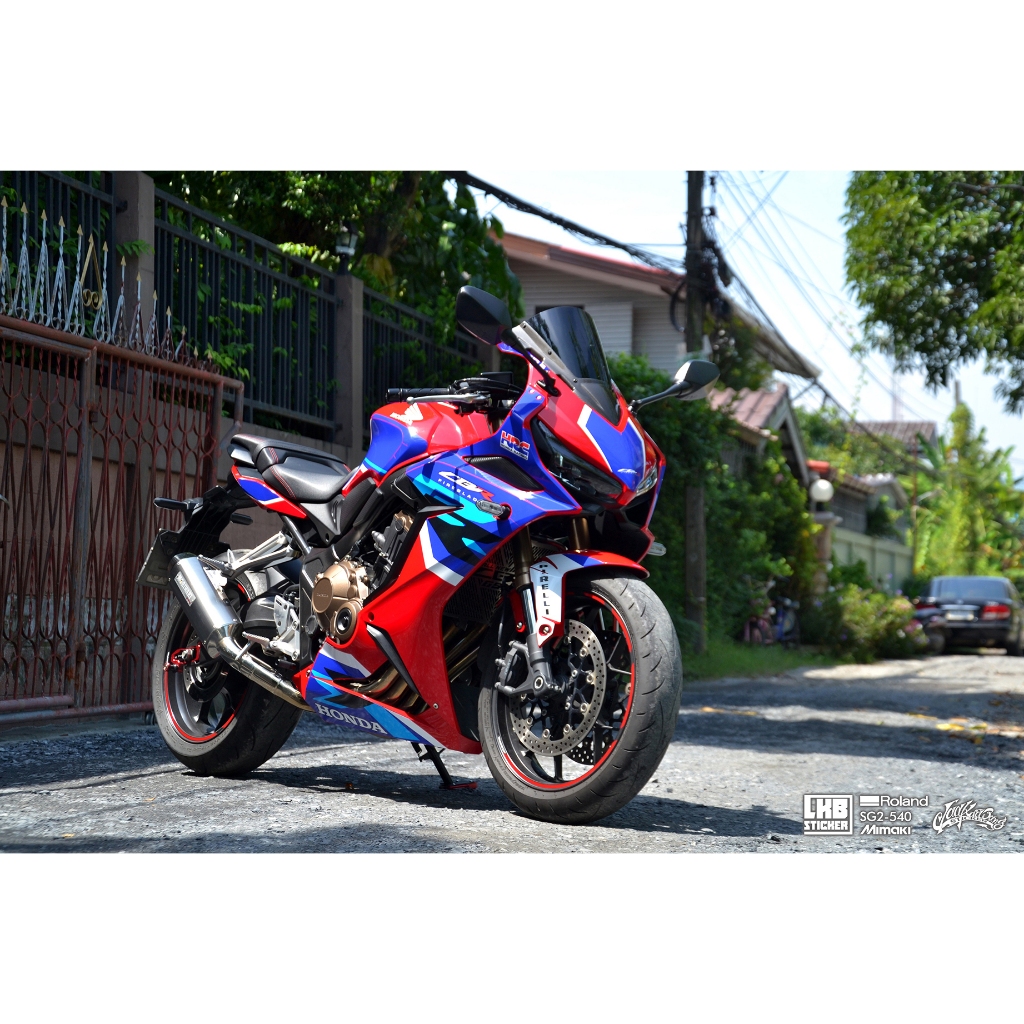 สติ๊กเกอร์แต่งลายรถ Honda Cbr 650R 2019 – 2023 ลาย CBR FIREBLADE ราคา ถูกที่สุด ดีลบีเคเค แกลเลอรีภาพที่ 3