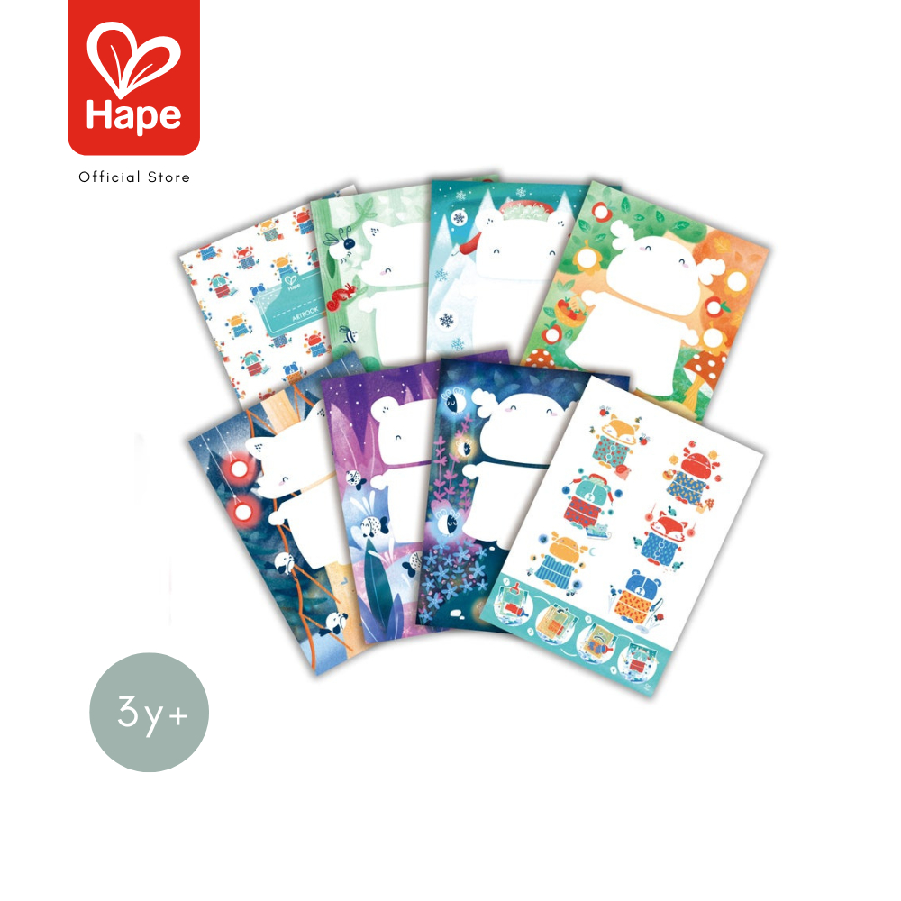 Hape - Sponge Painting Fun        ชุดระบายสี ฟองน้ำศิลปะ        3Y+ รูปที่ 6